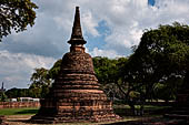 Ayutthaya, Thailand. Wat Phra Ram, A series of chedi located north of the west viharn.